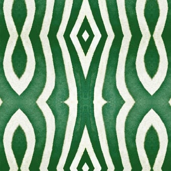 Riverside Fabric Green/White Mindthegap