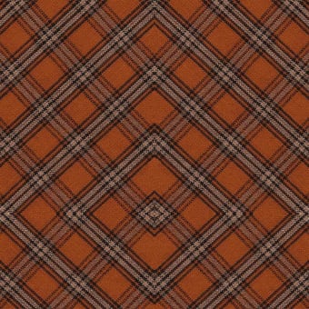 Unusual Tartan Panel Orange Mindthegap