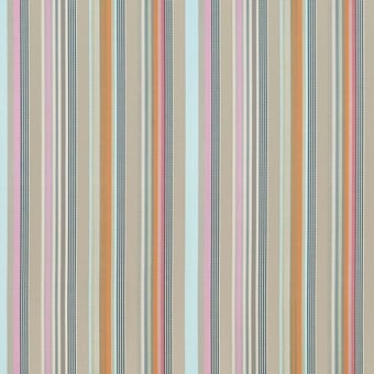 Valli Stripe Fabric Ochre Osborne and Little