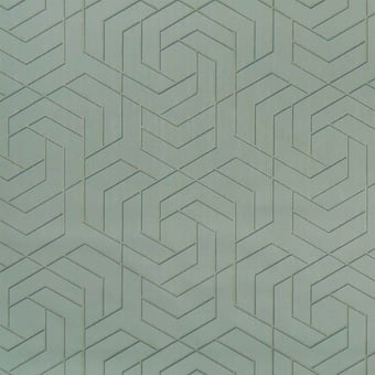 Papel pintado Hexagon Trellis Céladon Osborne and Little