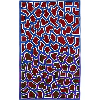 France Rug Rouge/Bleu La Chance