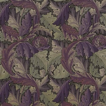 Tissu Acanthus Tapestry Grape/Heather Morris and Co