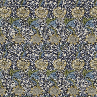 Tissu Kennet Grape/Gold Morris and Co