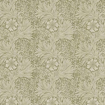 Marigold Fabric China Blue/Ivory Morris and Co