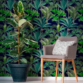Palmeras Panel Anthracite Mindthegap
