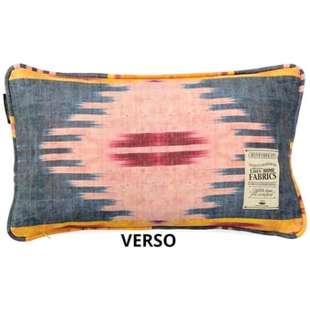 Patola (rectangle) Cushion Red/Blue Mindthegap