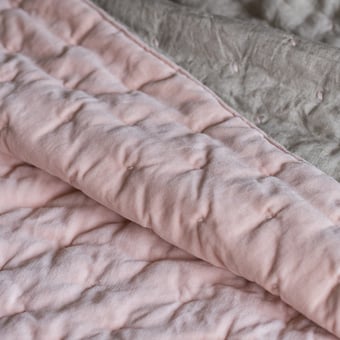 Überwurf Leinen Linen Blush Nude Pink/Linen Niki Jones