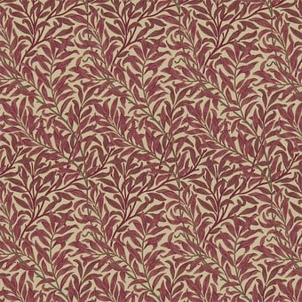 Tissu Willow Bough Crimson/Manilla Morris and Co