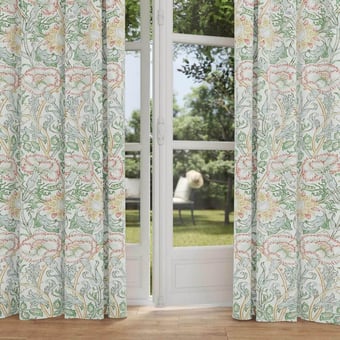 Pink and Rose Fabric Cowslip/Fennel Morris and Co