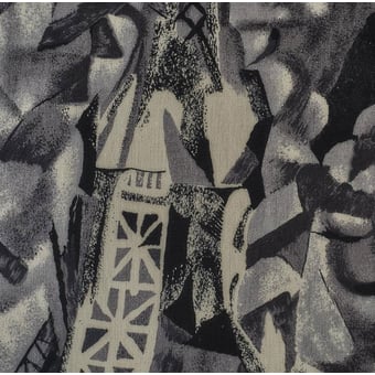 Tessuto Eiffel Noir/Blanc Antoine d'Albiousse