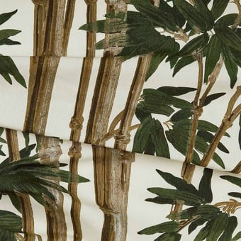 Bambusa Fabric Antique white House of Hackney