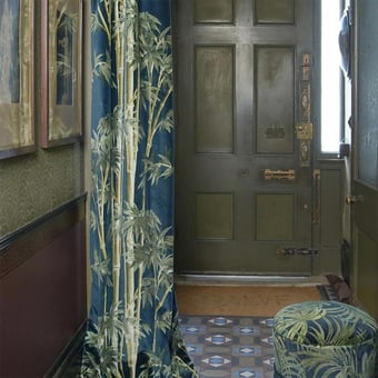 Bambusa Velvet Azure House of Hackney