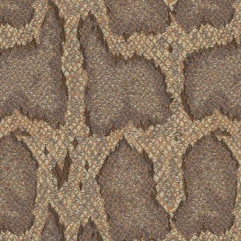 Serpentis jacquard Fabric Taupe House of Hackney