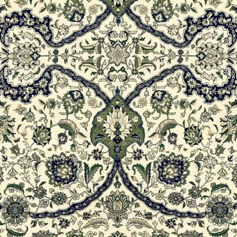 Zanjan Fabric Ecru House of Hackney