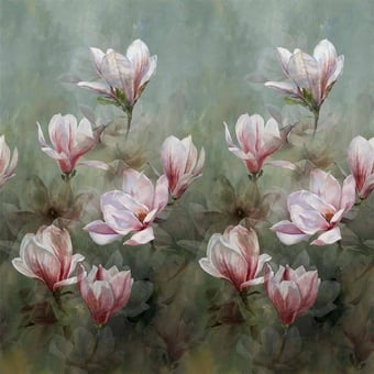 Papel pintado mural panorámico Yulan Magnolia Designers Guild