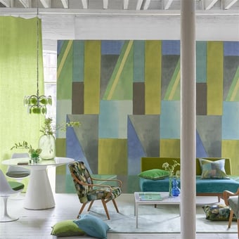 Papel pintado mural panorámico Alphonse Azure Designers Guild