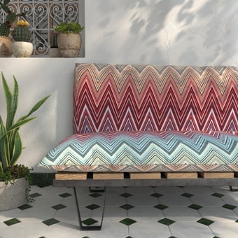 Kew MTC Outdoor Fabric Multicolor Missoni Home