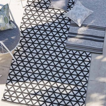 Alfombras Delray Noir in-outdoor 90x150cm Designers Guild