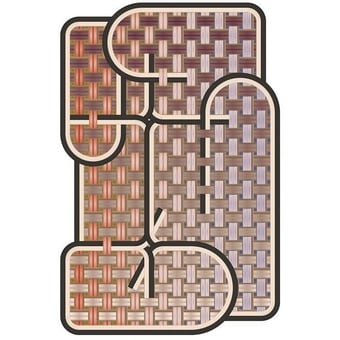 Tangle Medan Rug 194x280 cm MOOOI