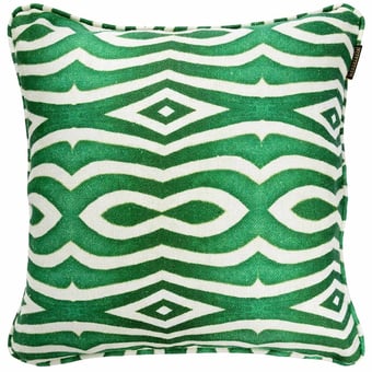 Riverside Cushion Green/White Mindthegap