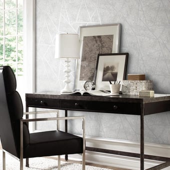 Papel pintado Nazca White/Silver York Wallcoverings