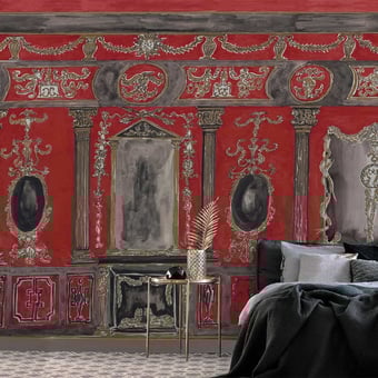 Suite Impériale Rouge Panel Rouge Les Dominotiers
