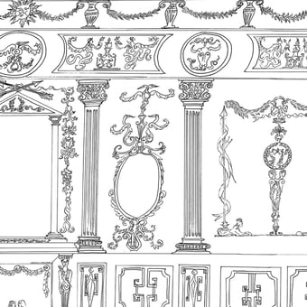 Suite Impériale Panel Noir/Blanc Les Dominotiers
