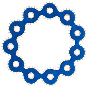 Collana Rug Blue Nodus
