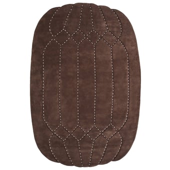 Padded Oval design Rug Bear Nodus