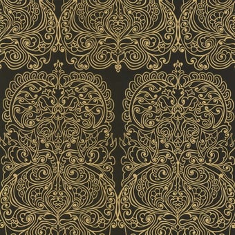 Papier peint Alpana Noir/Or Cole and Son