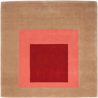 Equivocal Rug by Josef Albers 175x175 Christopher Farr