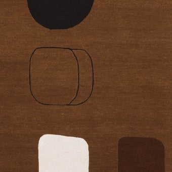 Alfombras Permutation Brown Brown Christopher Farr