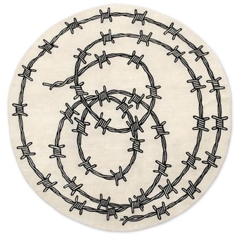Alfombras Barbed Wire Beige Nodus