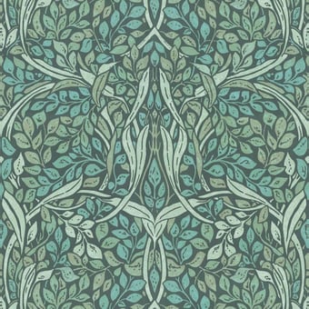 Circling Leaves Panel Green Eijffinger