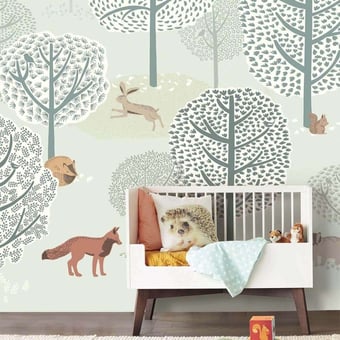 In the Woods Panel Blue Eijffinger