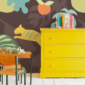 Papel pintado mural panorámico Tigre Tropical Eijffinger