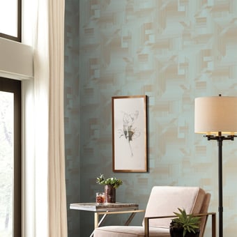 All Lined Up Wallpaper Beige/White York Wallcoverings