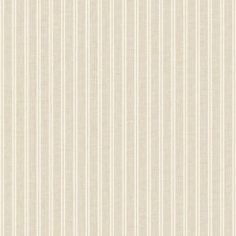 New Ticking Stripe Wallpaper Beige York Wallcoverings