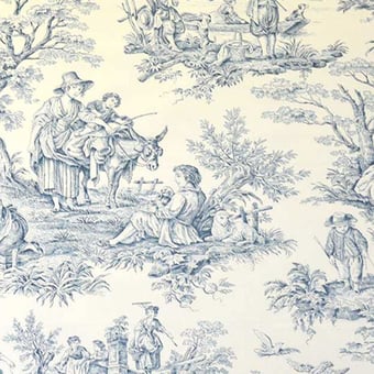 A la Campagne Fabric Bleu Casal