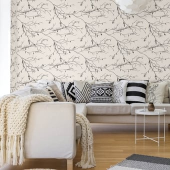 Papel pintado Winter Branches Off white York Wallcoverings