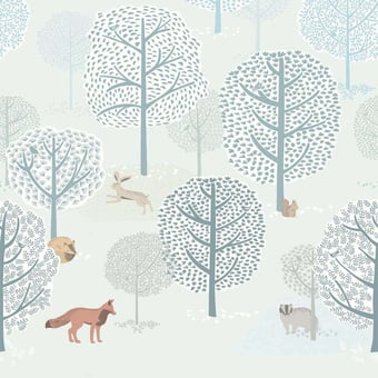 Papier peint panoramique In the Woods Blue Eijffinger