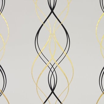 Aurora Wallpaper Gray/Gold York Wallcoverings
