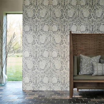 Papel pintado Pure Pimpernel Lightish Grey Morris and Co