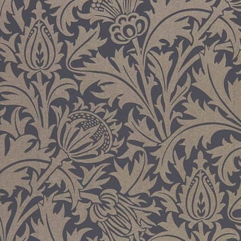 Papier peint Pure Thistle Black Ink Morris and Co