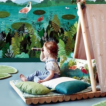 Amazon River Cushion Pine Villa Nova