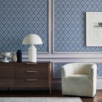 Treillage Wallpaper White Cole and Son