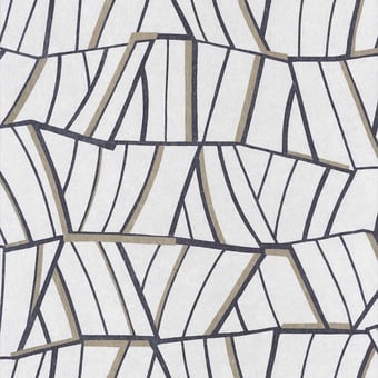 Papel pintado Lalique Blanc pétale Casamance