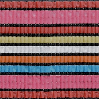 75 mm Faux Leather Braid Alabaster Houlès