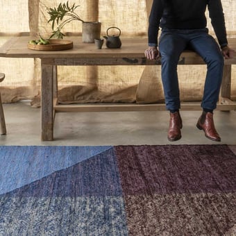 Capas Blue Rug 170x240 cm Nanimarquina