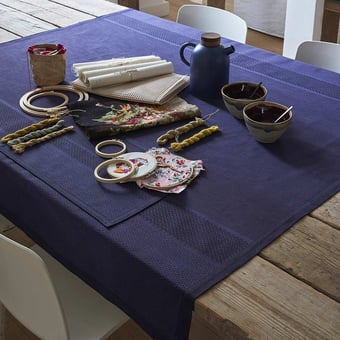 Mantel Slow Life Argile Le Jacquard Français